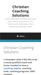 Mobile Screenshot of christiancoachingsolutions.com
